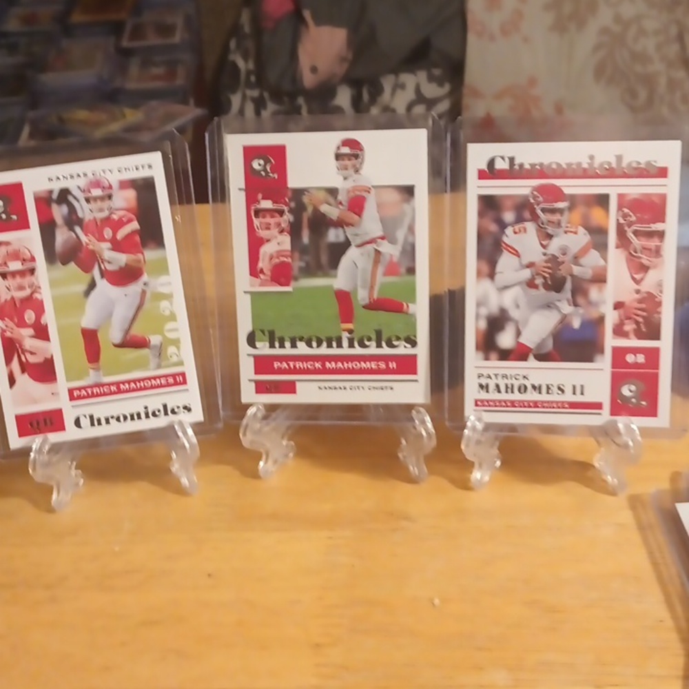 Panini Chronicles Patrick Mahomes 2020,2021,2022 lot of 3
